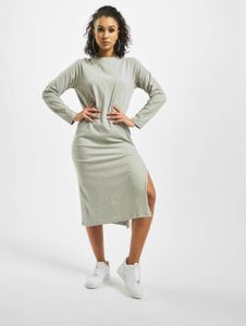 Missguided / jurk Basic Longsleeve T-Shirt Midi in grijs Missguided / jurk Basic Longsleeve T-Shirt Midi in grijs