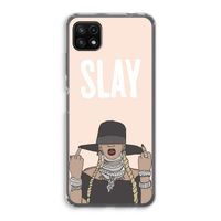 Slay All Day: Samsung Galaxy A22 5G Transparant Hoesje