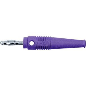 Stäubli L-41Q Lamellenstekker Stekker, recht Stift-Ø: 4 mm Violet 1 stuk(s)