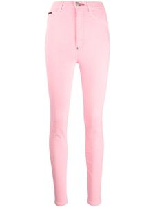 Philipp Plein legging à taille haute - Rose