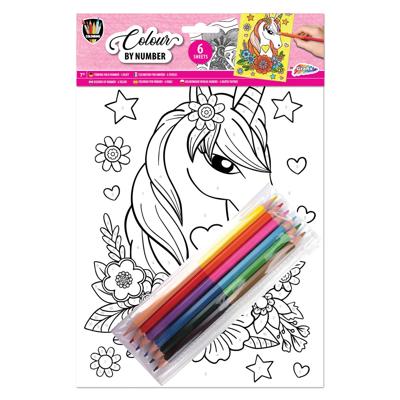 Grafix Kleuren op nummer a4 - leeuw Grafix Kleuren op nummer a4 - leeuw