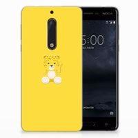 Nokia 5 Telefoonhoesje met Naam Baby Leopard - thumbnail