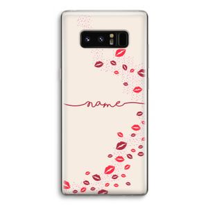 Kusjes: Samsung Galaxy Note 8 Transparant Hoesje