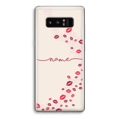 Kusjes: Samsung Galaxy Note 8 Transparant Hoesje