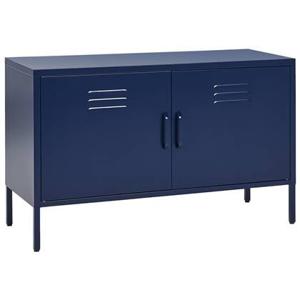 Beliani - URIA - Kantoorkast - Marineblauw - Staal
