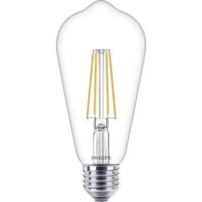 Philips LED 76305300 LED-lamp Energielabel E (A - G) E27 Speciale vorm 7 W = 60 W Warmwit (Ø x l) 6.4 cm x 14 cm 1 stuk(s)