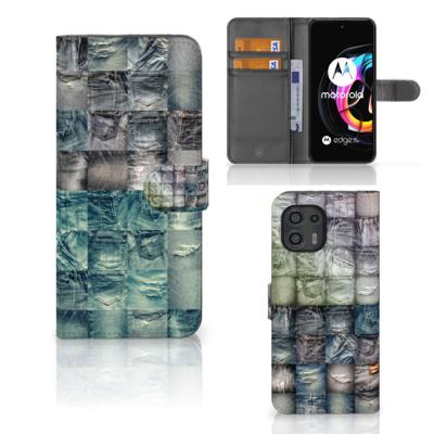 Wallet Case met Pasjes Motorola Edge 20 Lite Spijkerbroeken