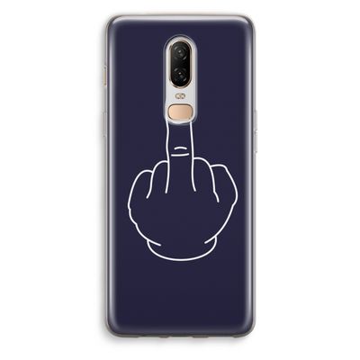 F**k U: OnePlus 6 Transparant Hoesje