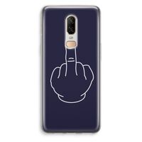 F**k U: OnePlus 6 Transparant Hoesje