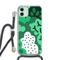Bushes: iPhone 11 Transparant Hoesje met koord