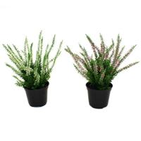 Erica heide kunstplant 25cm - roze