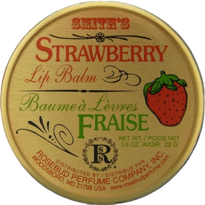 Rosebud Salve Strawberry Lip Balm