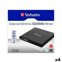 CD/DVD Lezer Verbatim SLIMLINE (4 Stuks)
