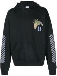 RHUDE hoodie Moonlight Tropics - Noir