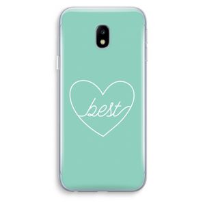 Best heart pastel: Samsung Galaxy J3 (2017) Transparant Hoesje
