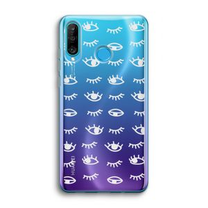 Eye pattern #3: Huawei P30 Lite Transparant Hoesje