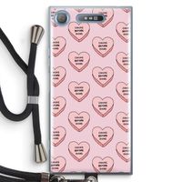 Chicks before dicks: Sony Xperia XZ1 Transparant Hoesje met koord