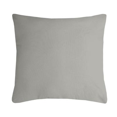 Stof Textile sierkussen Nelson - lichtgrijs - 40 x 40 cm - bank kussens - polyester