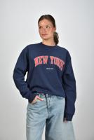 Sporty & Rich trui New York Ivy ST071606304BL106 dark navy Sporty & Rich trui New York Ivy ST071606304BL106 dark navy