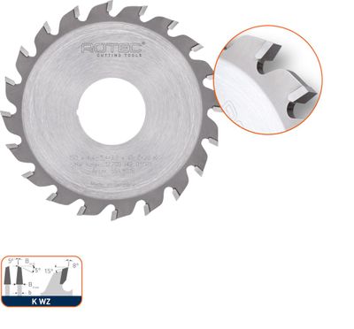 Rotec HM voorritszaagblad v. 554.7, ø200x4,4 - 5,4x80mm Z=36 K WZ - 5548085