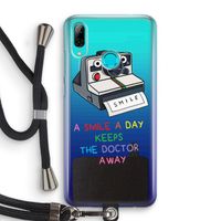 Smile: Huawei P Smart (2019) Transparant Hoesje met koord