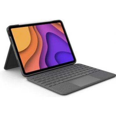 Logitech Folio Touch AZERTY Frans Grijs Smart Connector