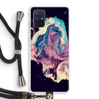 Cosmic Silence: Samsung Galaxy A71 Transparant Hoesje met koord