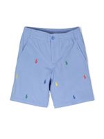 Ralph Lauren Kids short de sport Prepster à logo brodé - Bleu - thumbnail