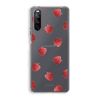 Framboosjes: Sony Xperia 10 III Transparant Hoesje
