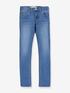Skinny jeans voor jongens 510 van Levi's gebleekt denim