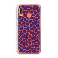 Purple Giraffe: Samsung Galaxy A20e Transparant Hoesje
