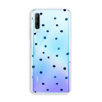 Blauwe stippen: Huawei P Smart Pro Transparant Hoesje