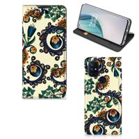 Telefoon Hoesje OnePlus Nord N10 5G Barok Flower Telefoon Hoesje OnePlus Nord N10 5G Barok Flower