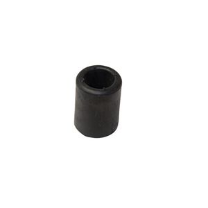 1x stuks deurstopper / deurbuffer rubber zwart 50 mm