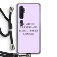 Tequila: Xiaomi Mi Note 10 Transparant Hoesje met koord