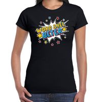 Beterschap word snel beter cadeau shirt zwart voor dames