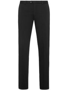 Philipp Plein pantalon chino en coton mélangé à coupe slim - Noir