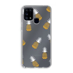 Ananasjes: Samsung Galaxy M31 Transparant Hoesje