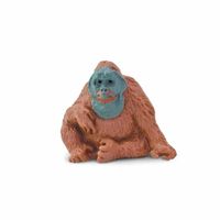 Safari Orang-oetan speelset 2,5 cm bruin 192-delig