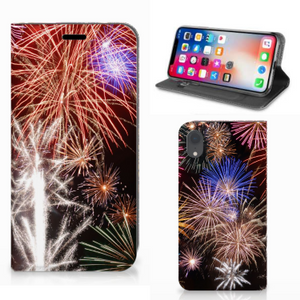 Apple iPhone Xr Hippe Standcase Vuurwerk