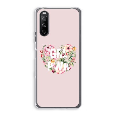 GRL PWR Flower: Sony Xperia 10 III Transparant Hoesje