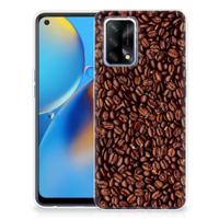 OPPO A74 4G | Siliconen Case | Koffiebonen