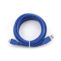 Gembird CCP-mUSB3-AMBM-0.5M USB-kabel 0,5 m USB 3.2 Gen 1 (3.1 Gen 1) USB A Micro-USB B Blauw - thumbnail