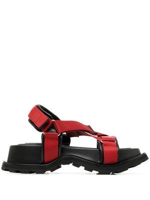 Jil Sander sandales à brides croisées - Noir