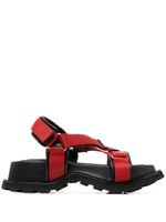 Jil Sander sandales à brides croisées - Noir