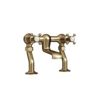 Crosswater Belgravia Crosshead Badkraan - opbouw - 16.5cm uitloop - geborsteld messing BL322DF Crosswater Belgravia Crosshead Badkraan - opbouw - 16.5cm uitloop - geborsteld messing BL322DF