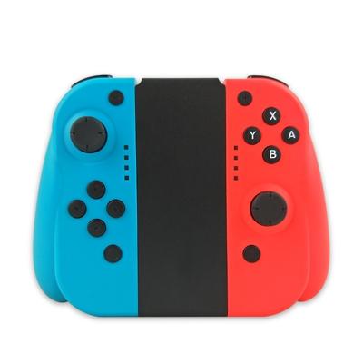Linker en rechter draadloze Bluetooth spelbesturing gamepad voor schakelaar Joy-con (blauw + rood)