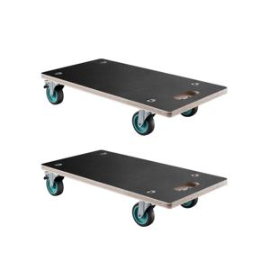 VEVOR Rolling Board Meubelwagen Transportroller 250kg Transporthulpmiddel 4 TPR-wielen