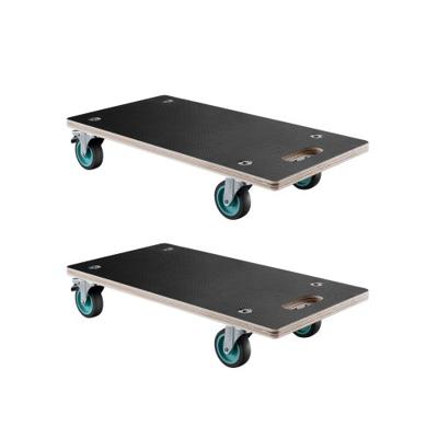 VEVOR Rolling Board Meubelwagen Transportroller 250kg Transporthulpmiddel 4 TPR-wielen