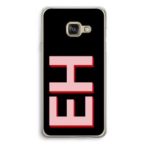 Monogram: Samsung Galaxy A3 (2016) Transparant Hoesje